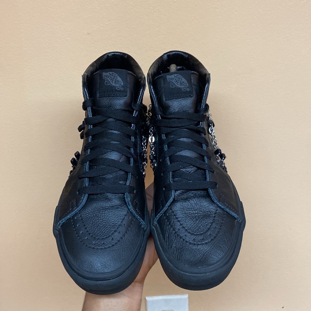 Vans Sk8 Hi Platform 2 Black Chain Links - Picture 3 of 16